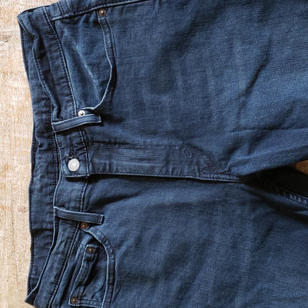 LEVI'S 514 🌟 HP 🌟  Indigo Blue Dark Wash W33 L30 EUC Straight Fit (BIN 003)